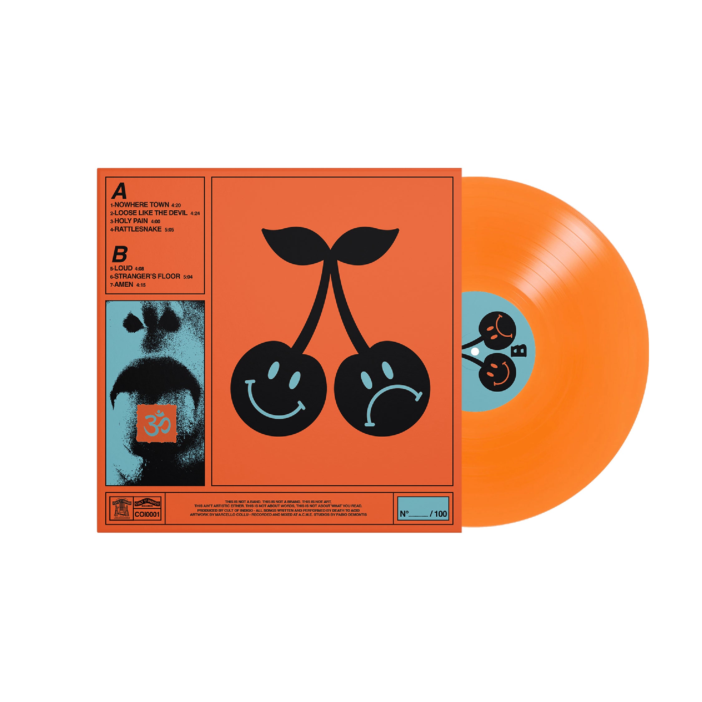 Death To Acid "Sorrowful Tunes About Modern Joy" 12 Inch Vinyl