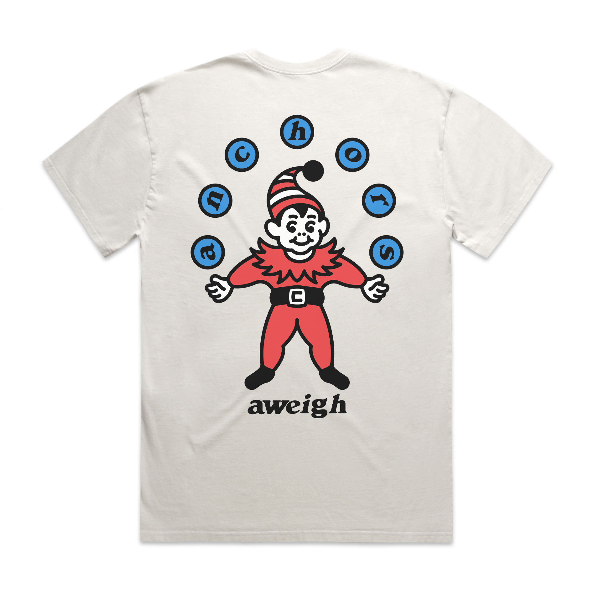 Anchors Aweigh Records "Juggler" Heavy Faded Tee Bone