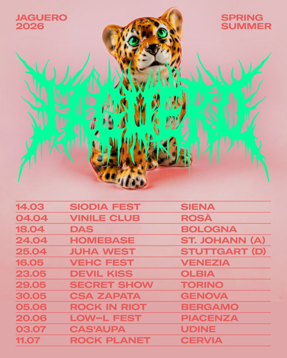 JAGUERO'S LIVE SHOWS ANNOUNCED