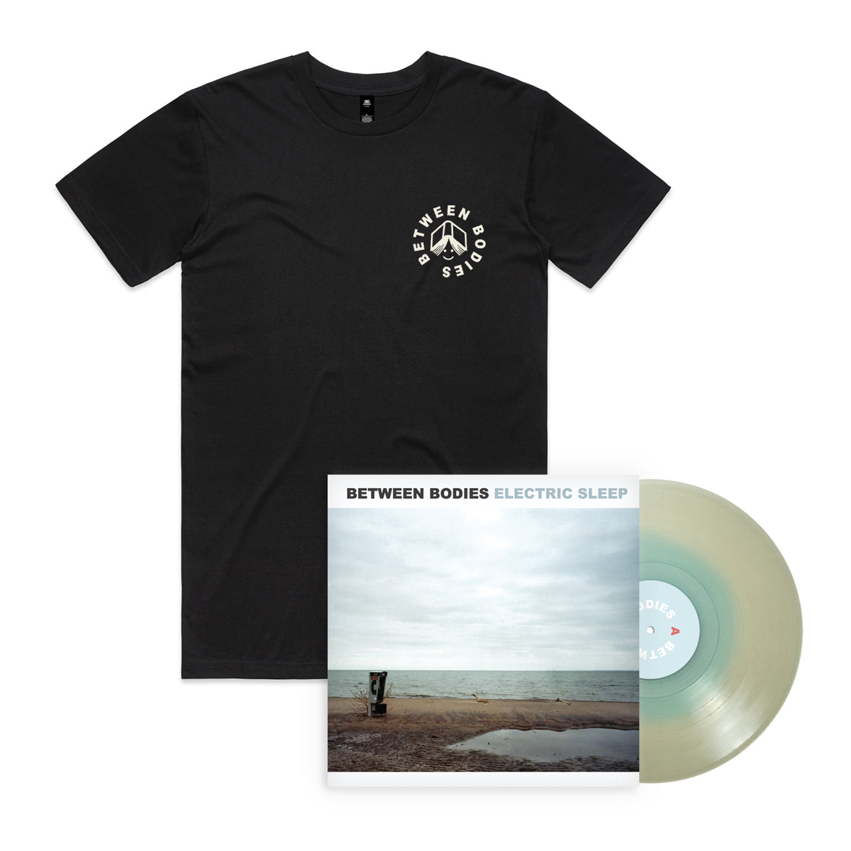 BETWEEN BODIES "ELECTRIC SLEEP" 12 INCH + TEE BLACK