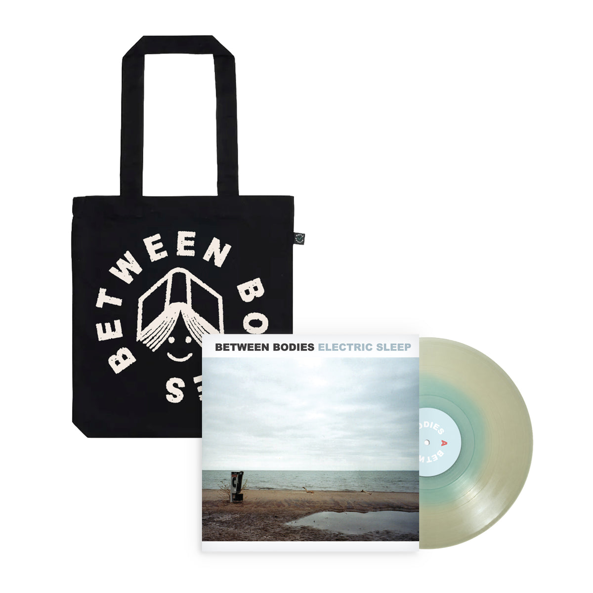 BETWEEN BODIES "ELECTRIC SLEEP" 12 INCH + TOTE BAG BLACK