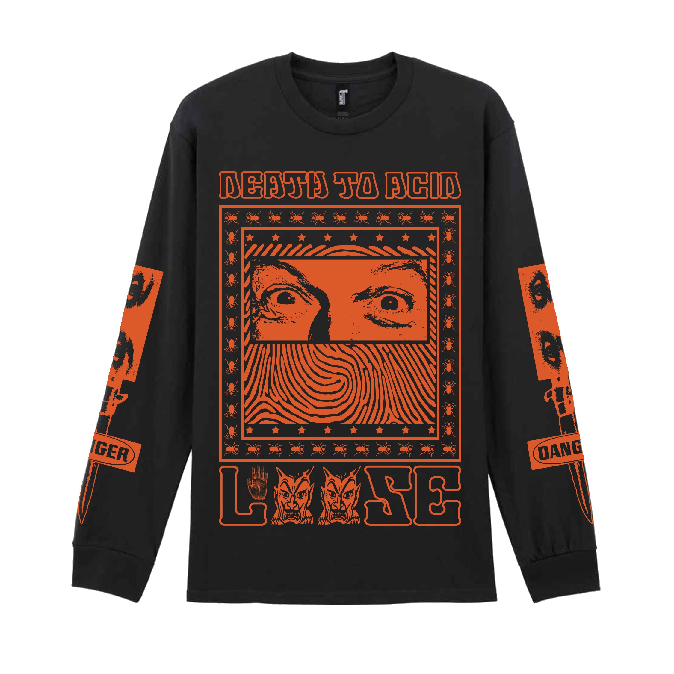 Death To Acid "Loose" Longsleeve Black