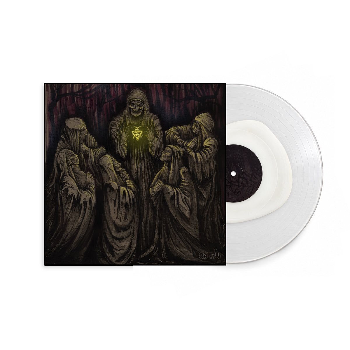 Grieved "Samaritans" 12" Inch Vinyl Solid White Haze