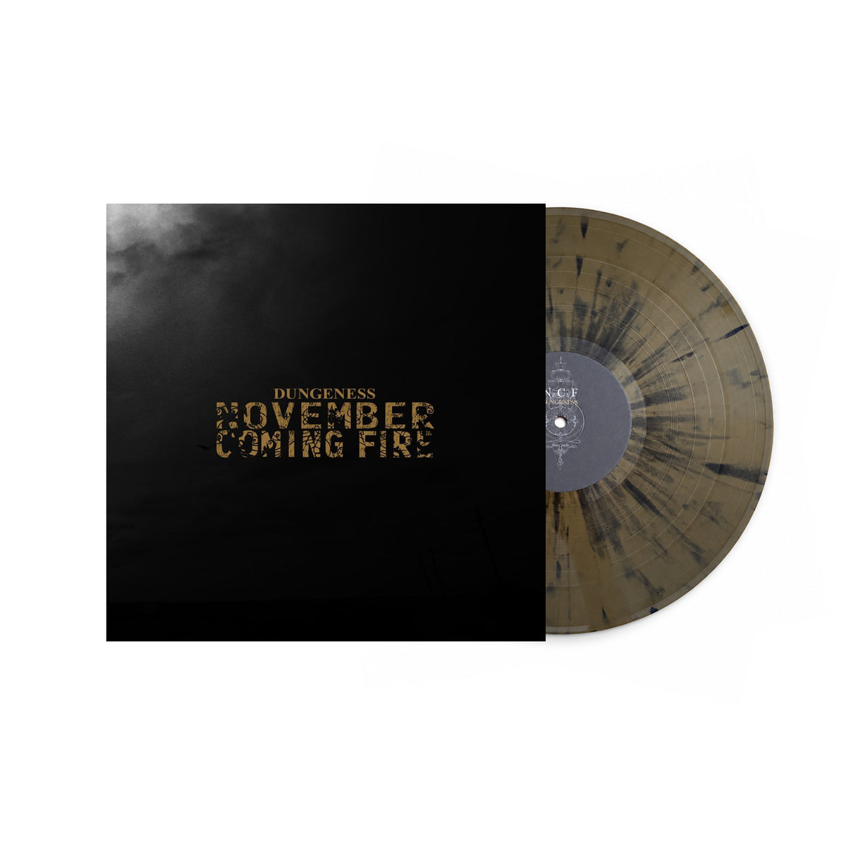 November Coming Fire "Dungeness" 12" Inch Vinyl Gold with Black Splatter