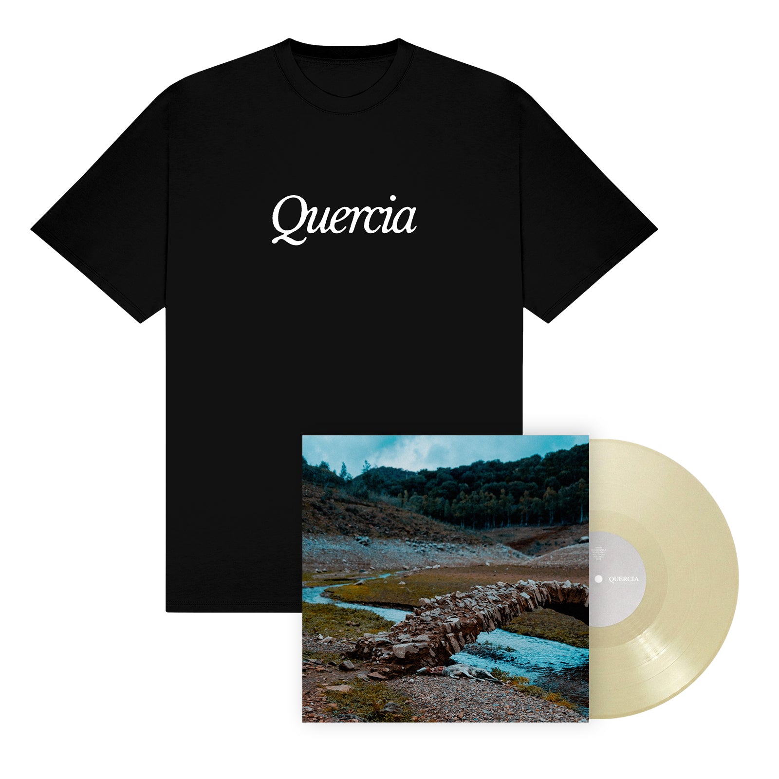 Quercia "Mentre I Monsoni Curano e Scuotono L'Erba Rimasta," "Specchio" Tee Bundle