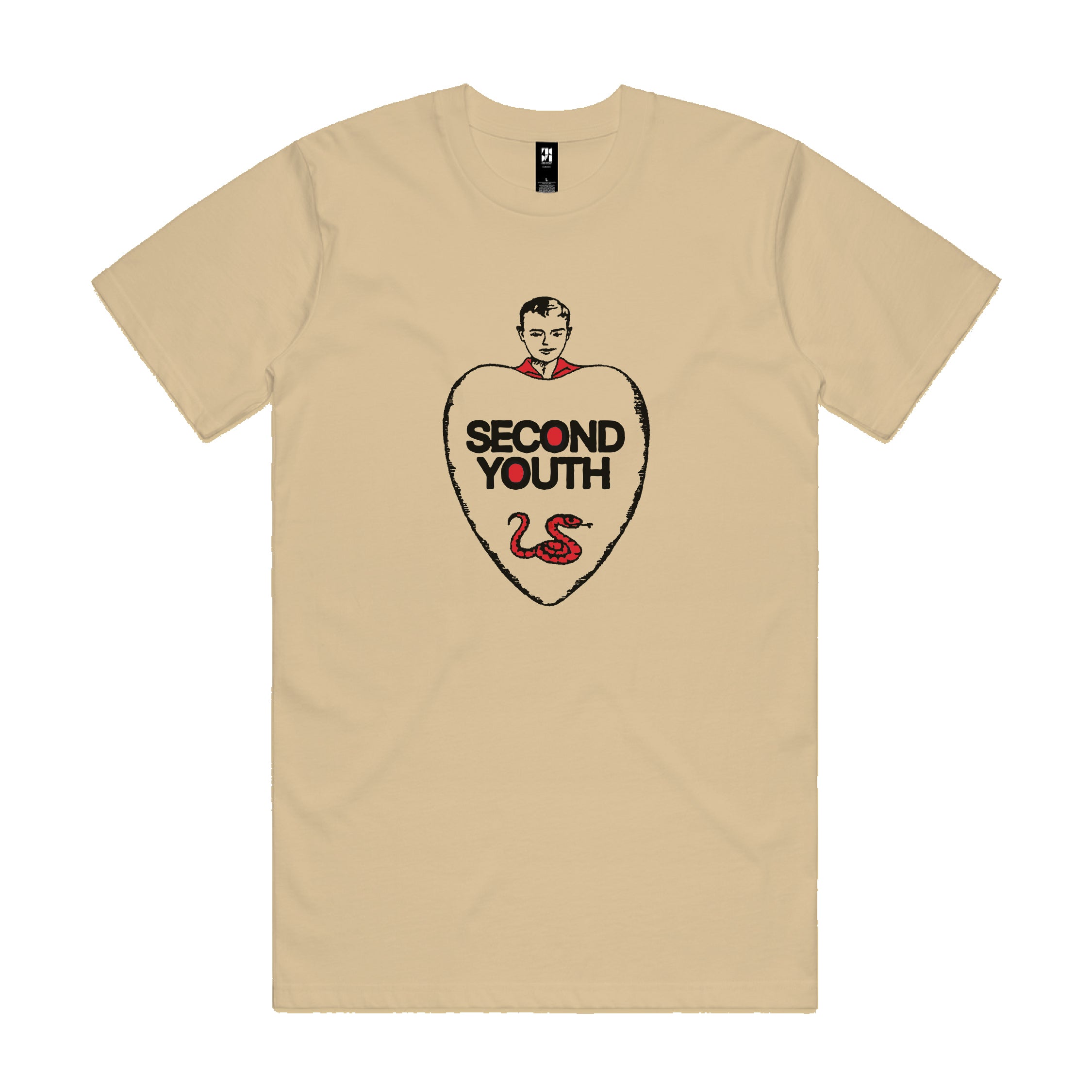 Second Youth "Only Child" Tee Gold